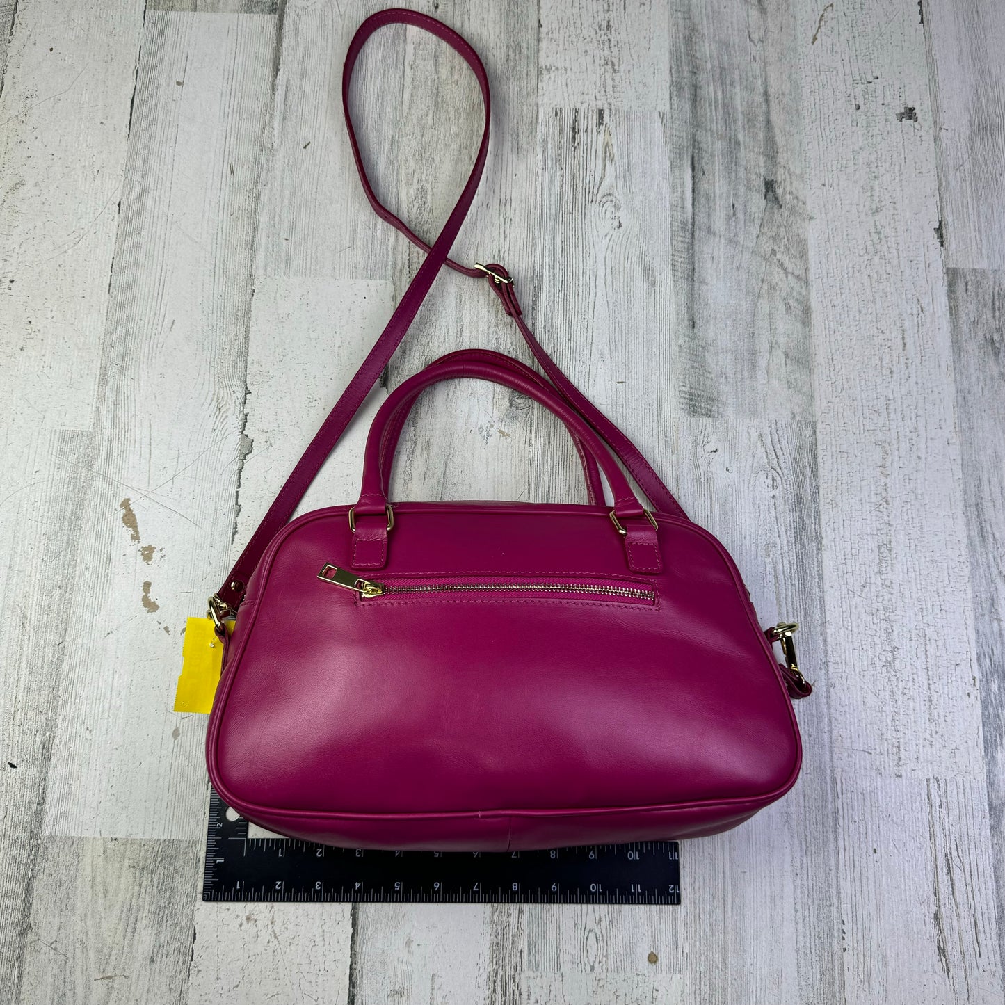 Handbag Leather By Cmb, Size: Medium