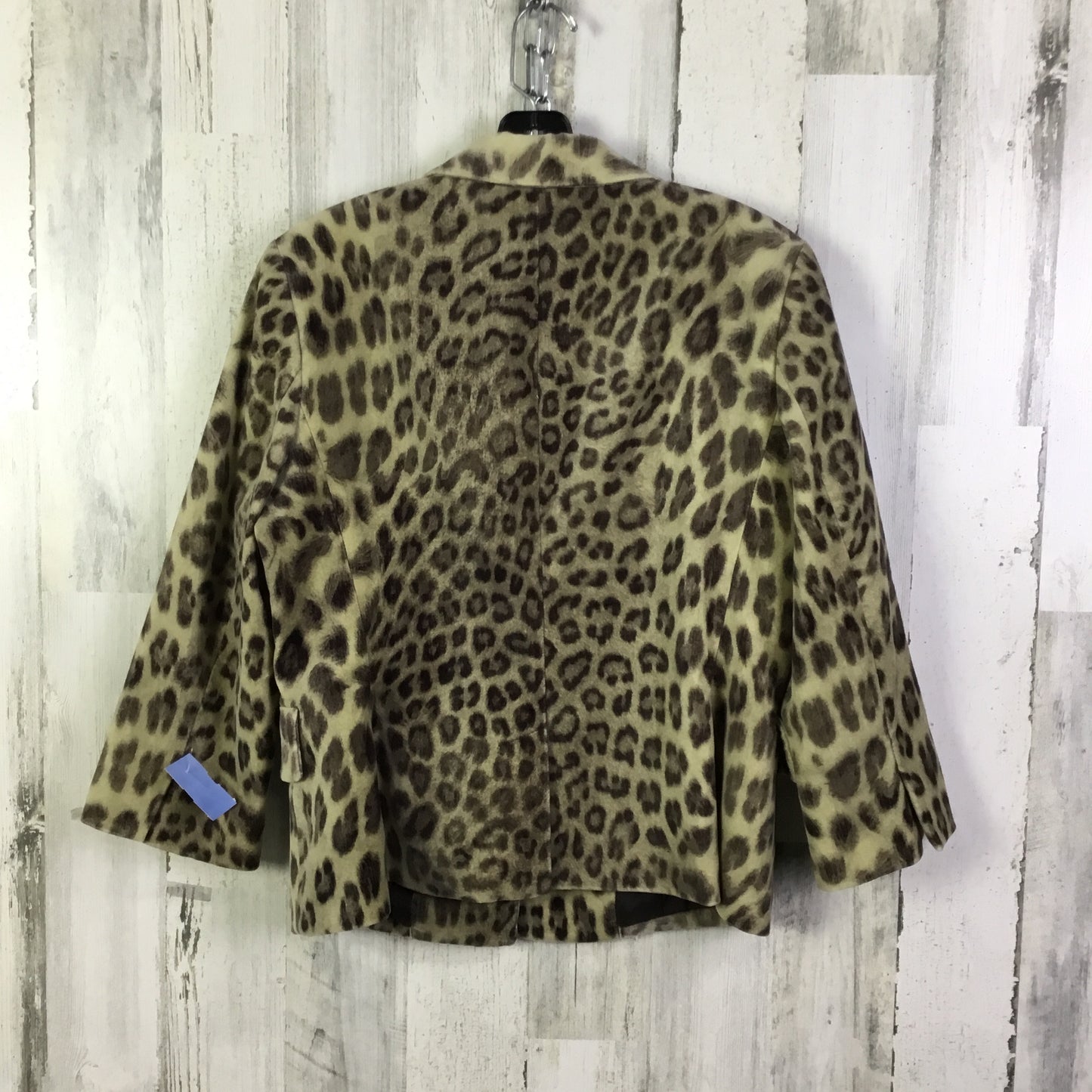 Blazer By Talbots In Animal Print, Size: L