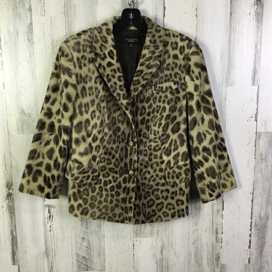 Blazer By Talbots In Animal Print, Size: L