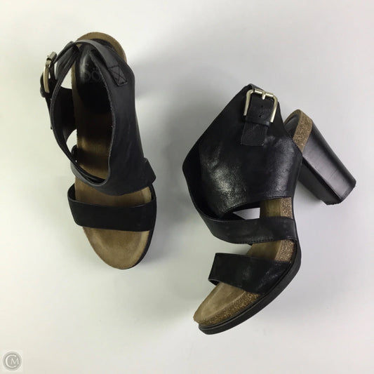 Sandals Heels Block By Sofft In Black, Size: 8
