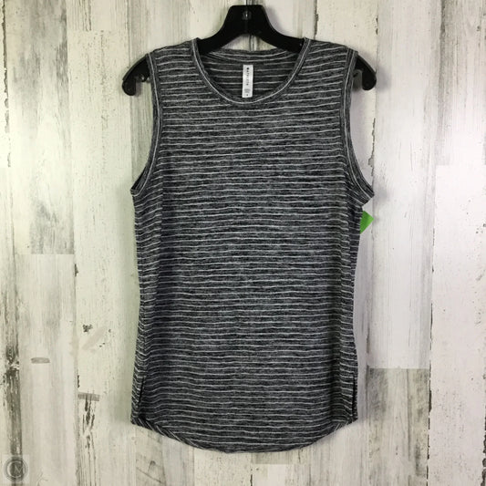 Athletic Tank Top By Athleta In Black & Grey, Size: S