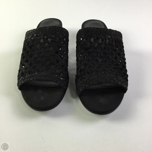 Sandals Flats By Eileen Fisher In Black, Size: 9.5