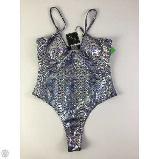 Swimsuit By Zaful In Silver, Size: M