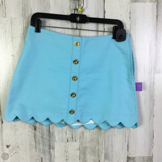 Skort Designer By Lilly Pulitzer In Blue, Size: 4