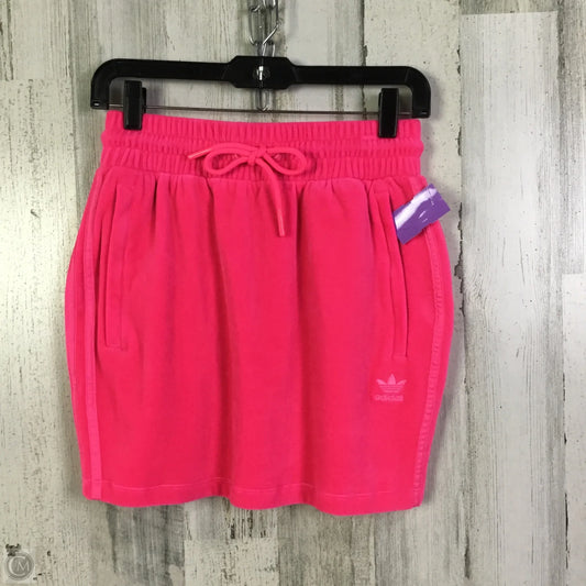 Athletic Skirt By Adidas In Pink, Size: S