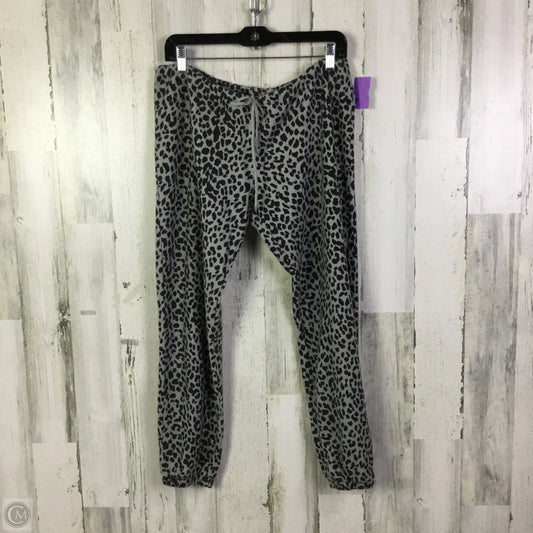 Pajama Pants By Chaser In Animal Print, Size: M