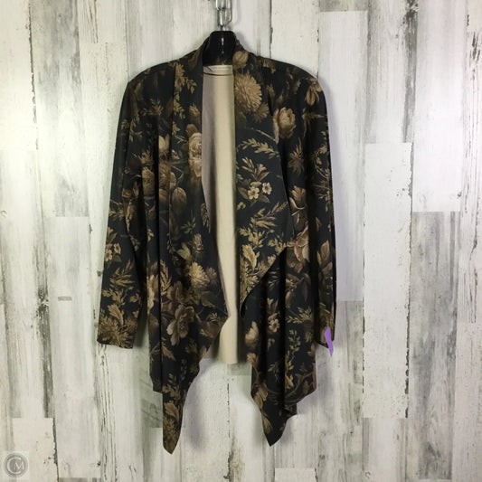 Cardigan By Soft Surroundings In Black & Brown, Size: S
