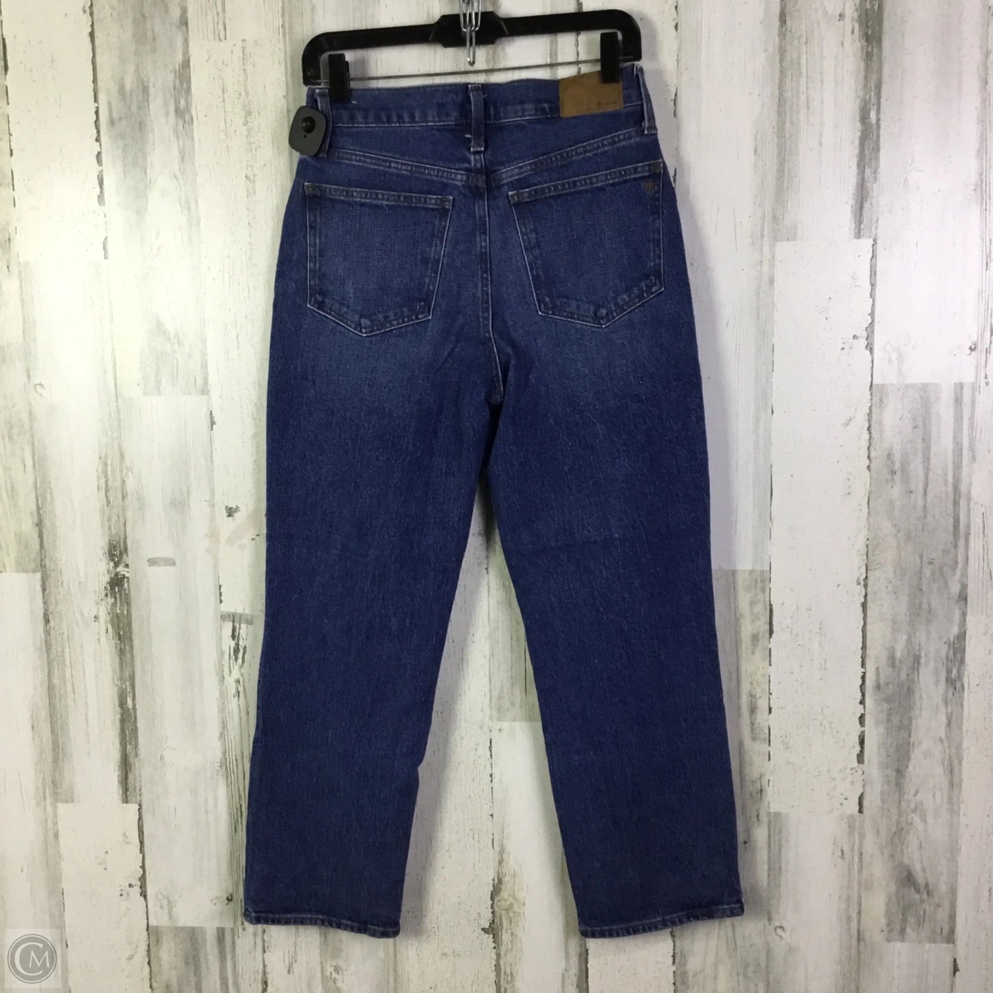Jeans Straight By Madewell In Blue Denim, Size: 4p