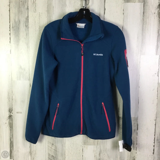 Jacket Fleece By Columbia In Blue, Size: M