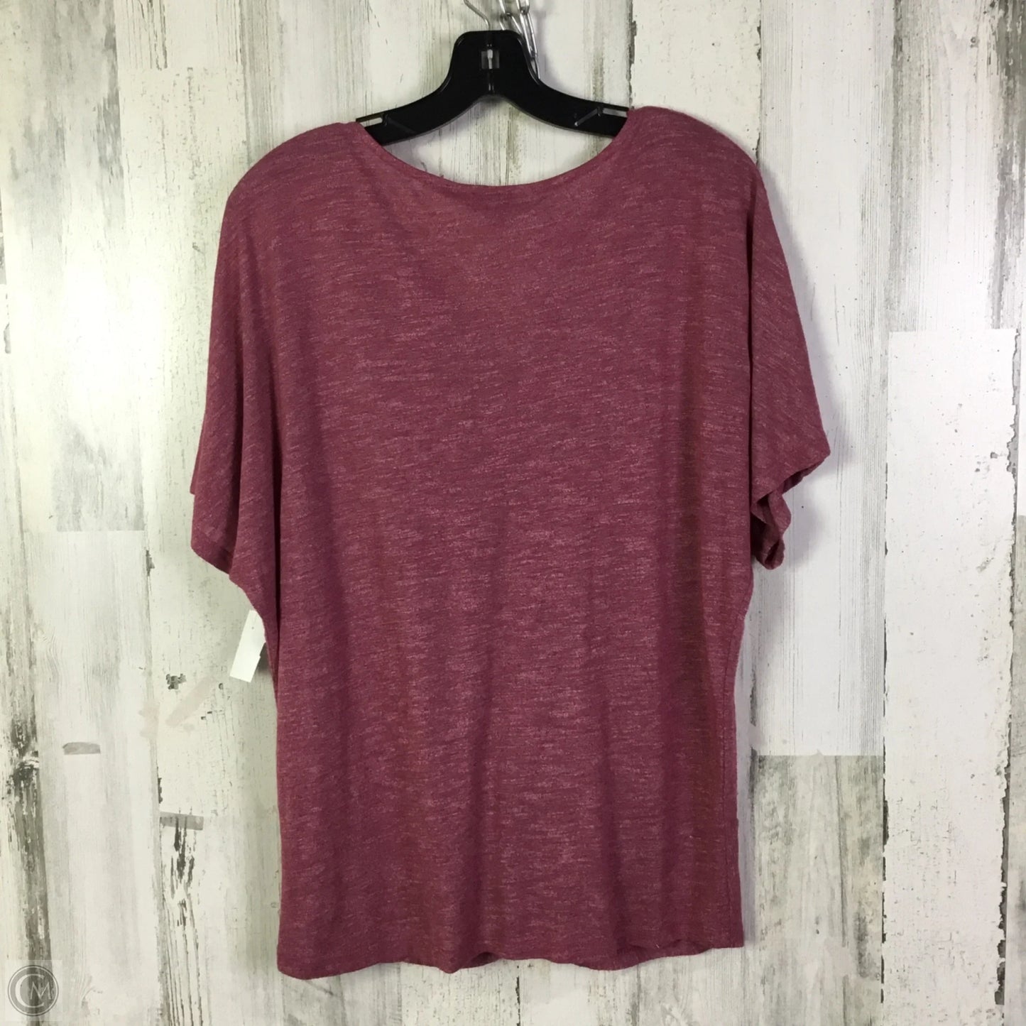 Top Short Sleeve Basic By Juicy Couture In Maroon, Size: M