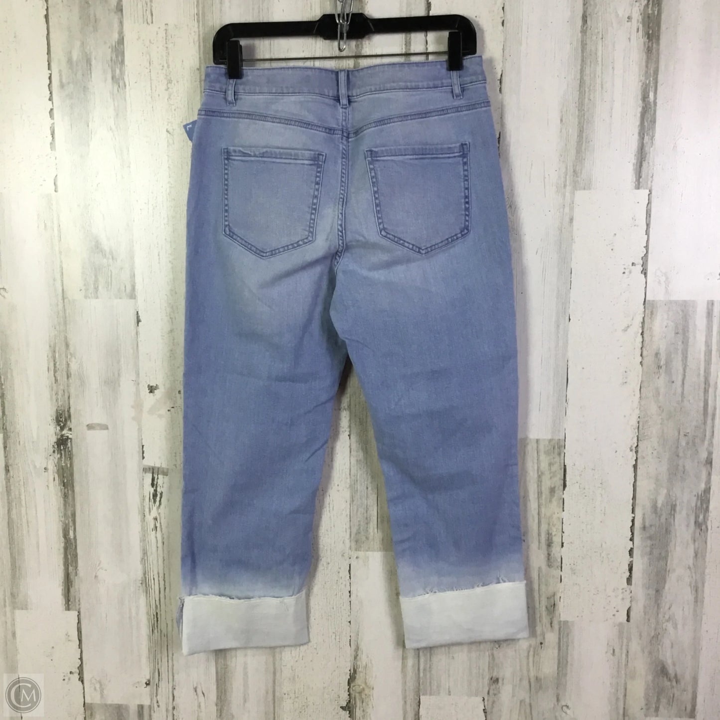 Jeans Cropped By J. Jill In Blue Denim, Size: 6