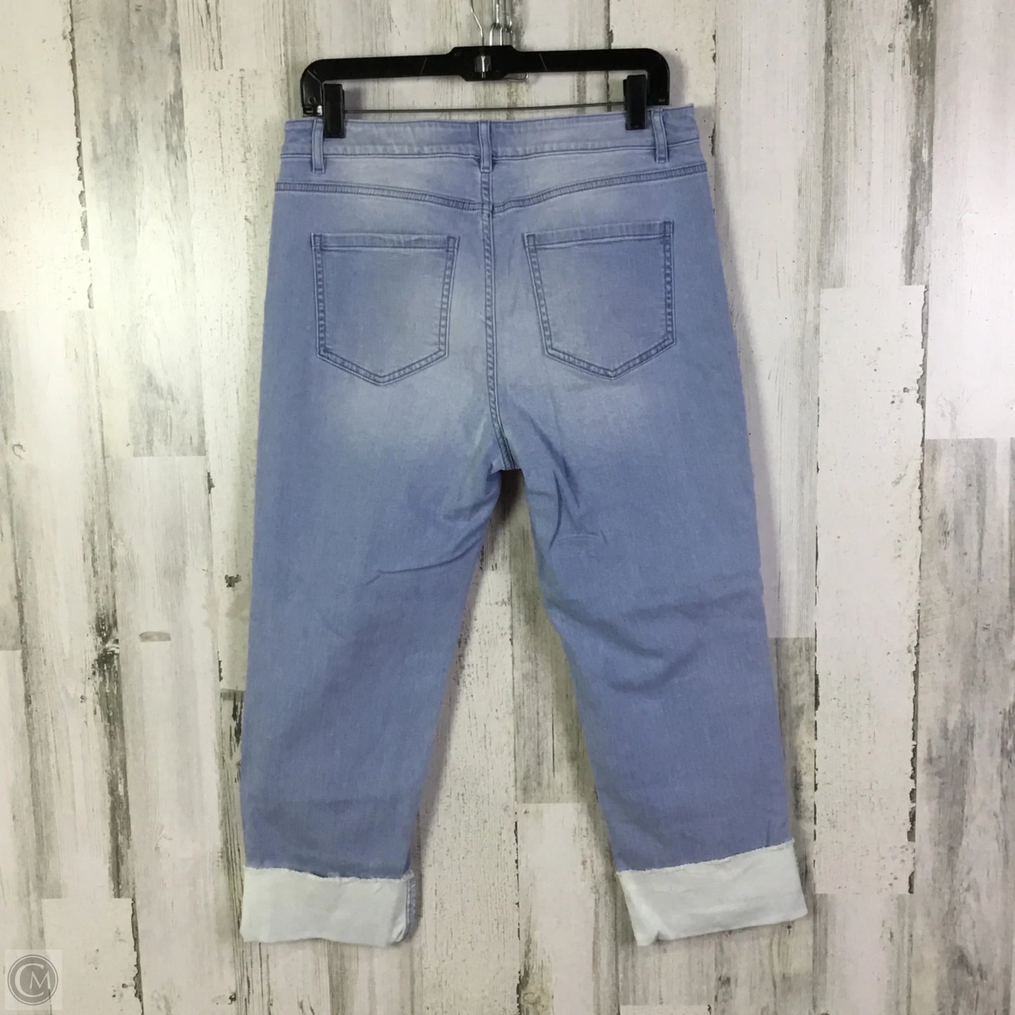 Jeans Cropped By J. Jill In Blue Denim, Size: 8
