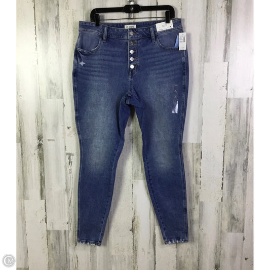 Jeans Skinny By Maurices In Blue Denim, Size: 12