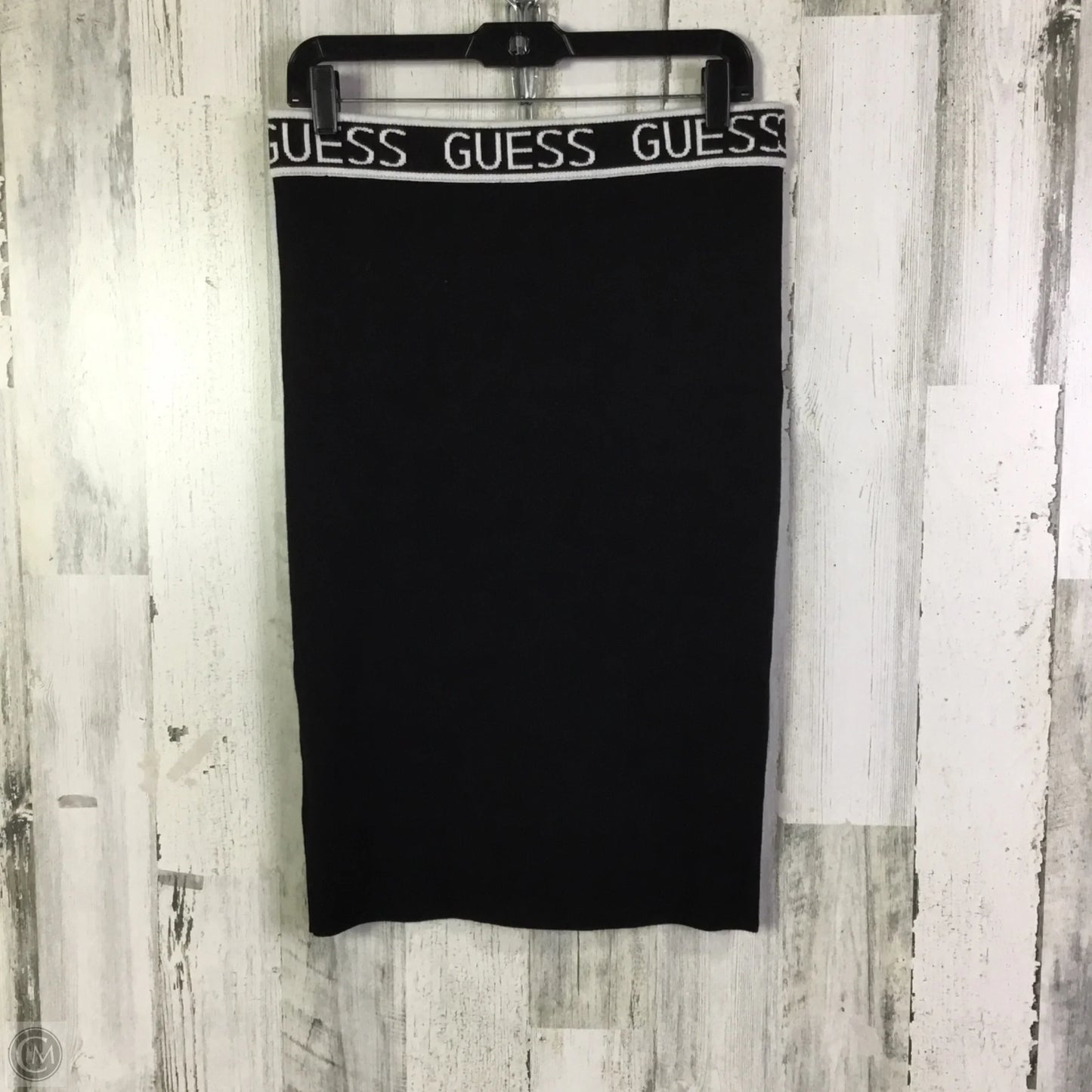 Skirt Mini & Short By Guess In Black & White, Size: 12