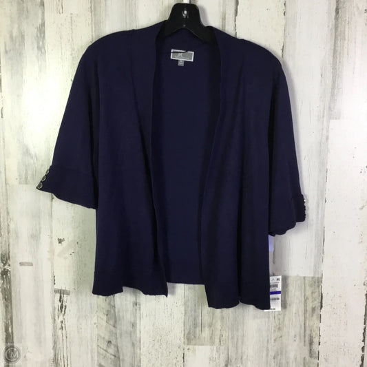 Bolero By Jm Collections In Navy, Size: Xl