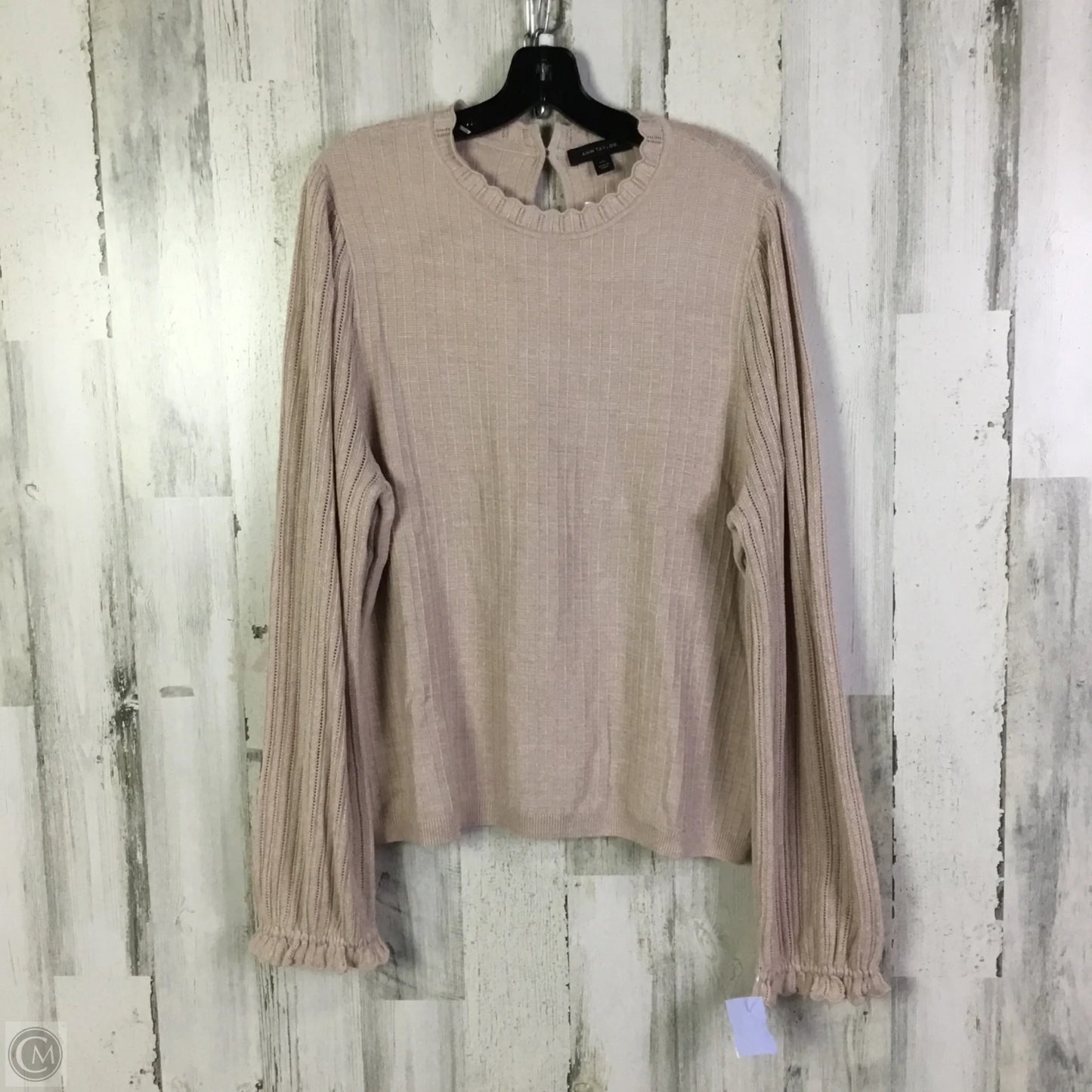 Sweater By Ann Taylor In Pink, Size: Xxl