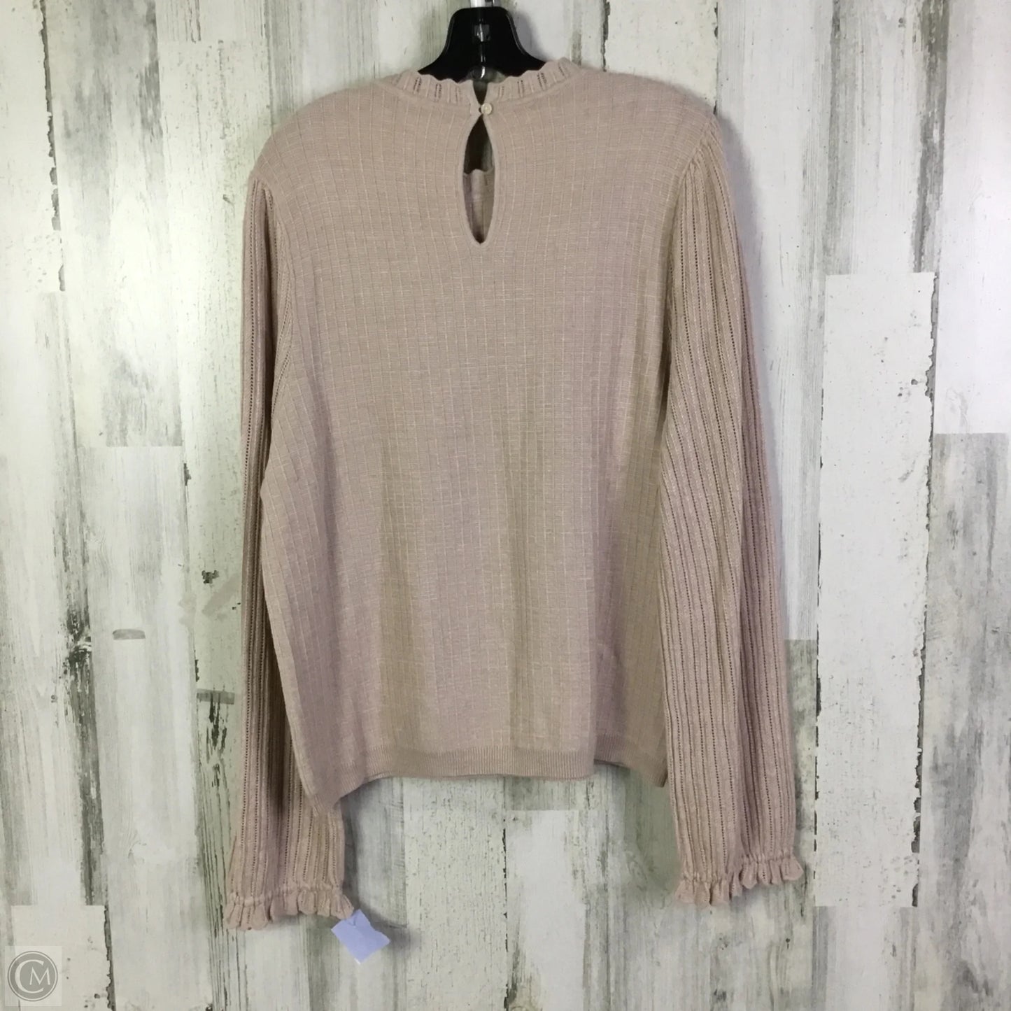 Sweater By Ann Taylor In Pink, Size: Xxl