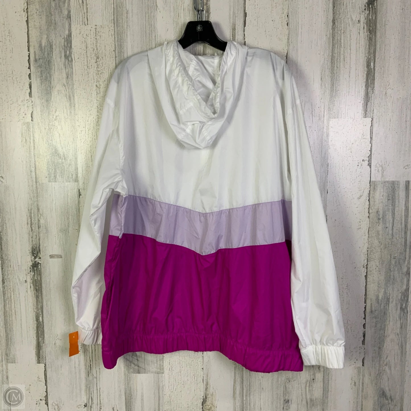 Jacket Windbreaker By Columbia In White, Size: Xxl