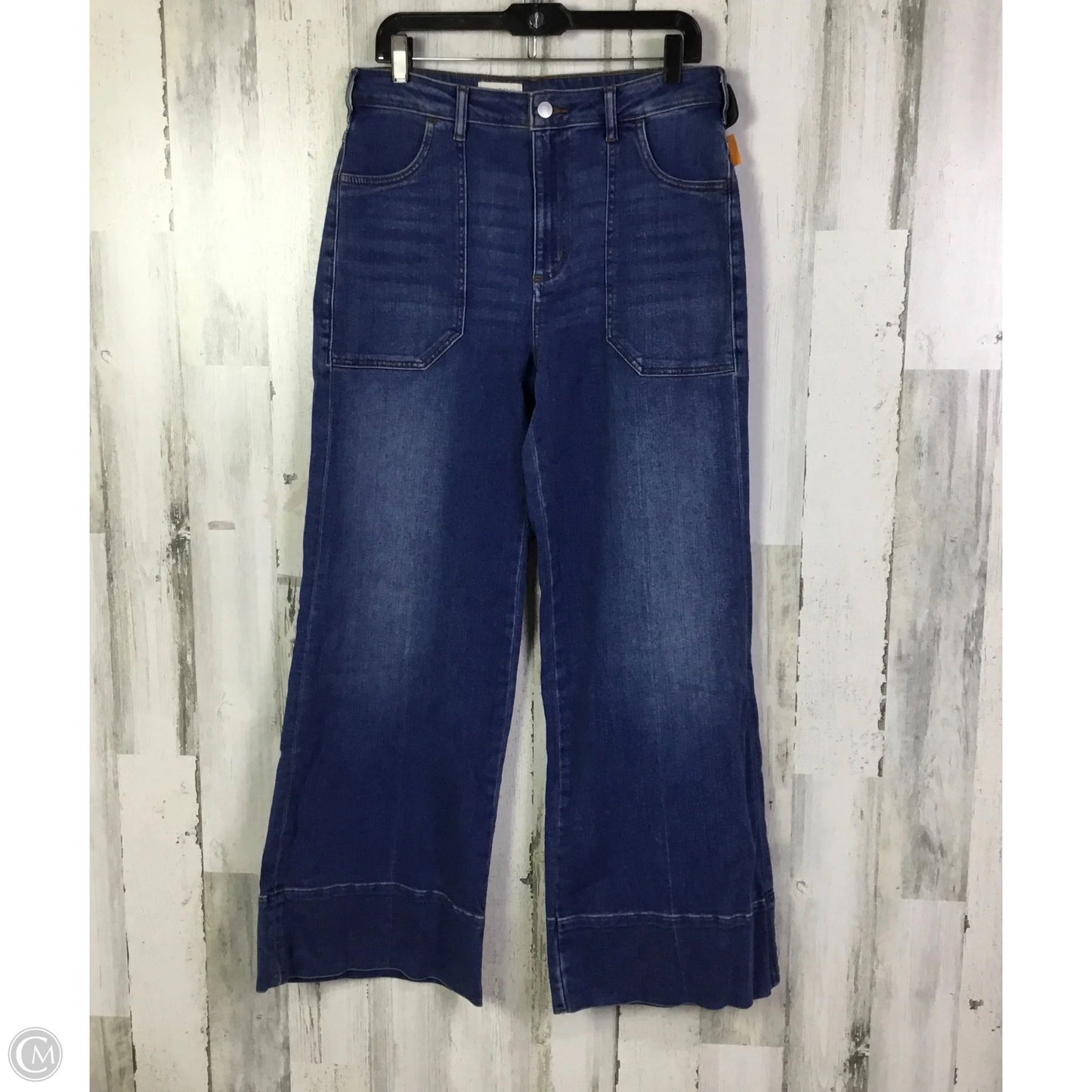 Jeans Wide Leg By Pilcro In Blue Denim, Size: 10