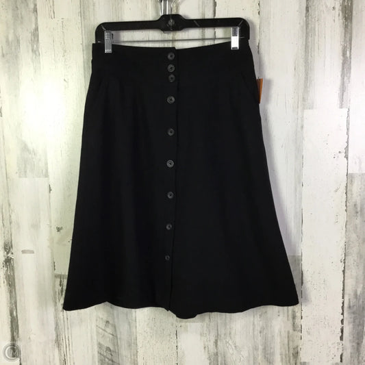 Skirt Midi By Banana Republic In Black, Size: 2