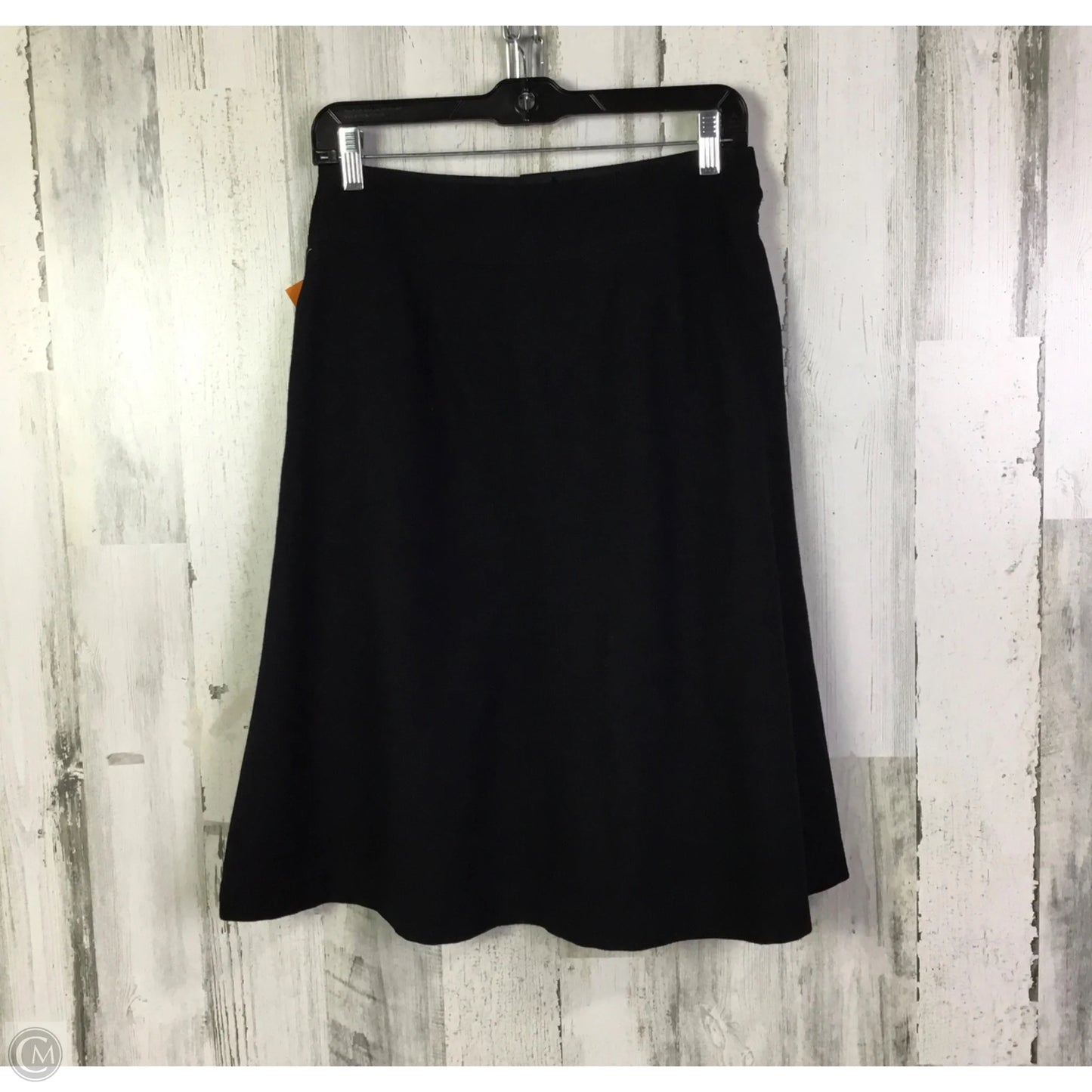 Skirt Midi By Banana Republic In Black, Size: 2