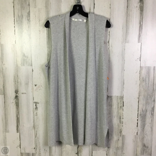 Vest Sweater By Cyrus In Grey, Size: Xl