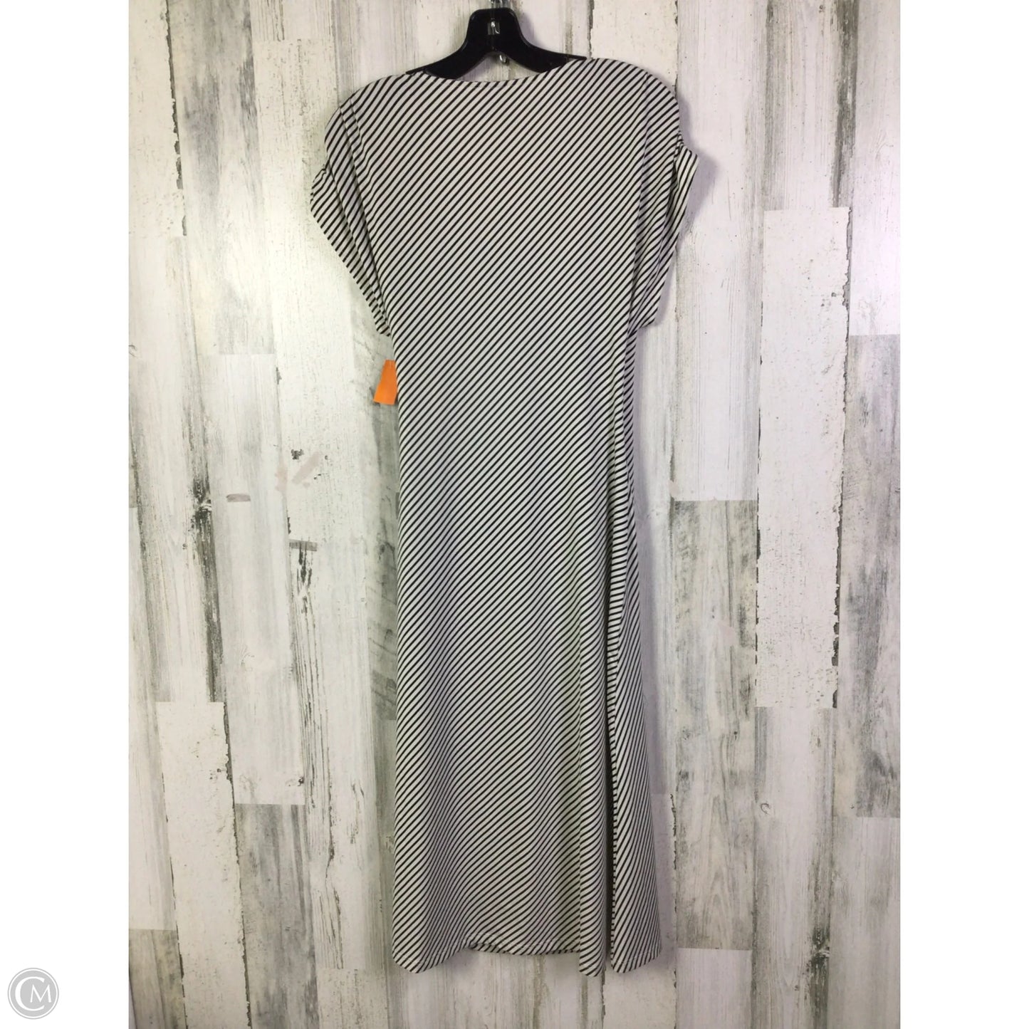 Dress Casual Midi By H&m In Black & White, Size: S