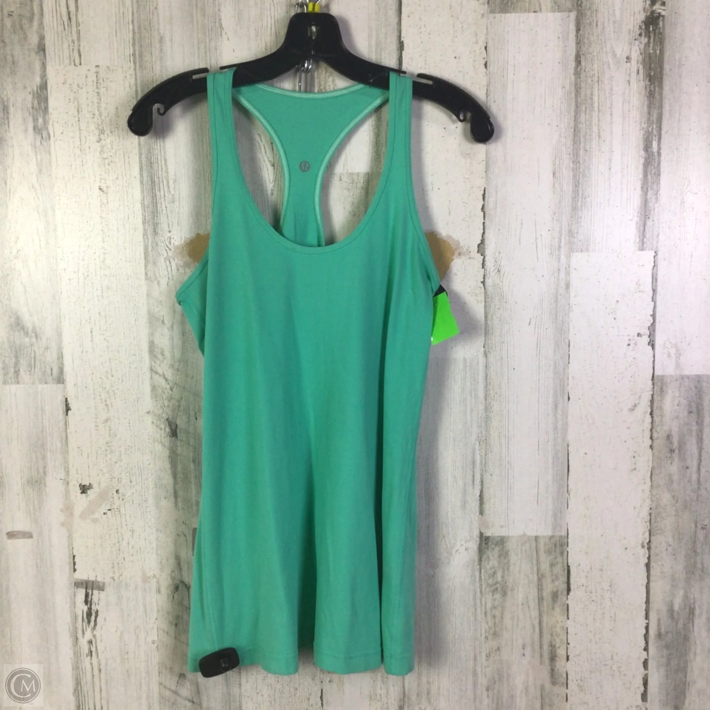 Athletic Tank Top By Lululemon In Aqua, Size: L