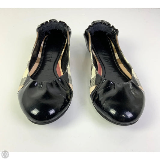 Shoes Luxury Designer By Burberry In Black, Size: 9.5