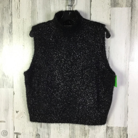 Vest Sweater By J. Crew In Black, Size: L