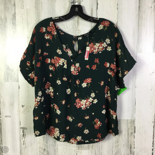 Top Short Sleeve By Madewell In Green, Size: M