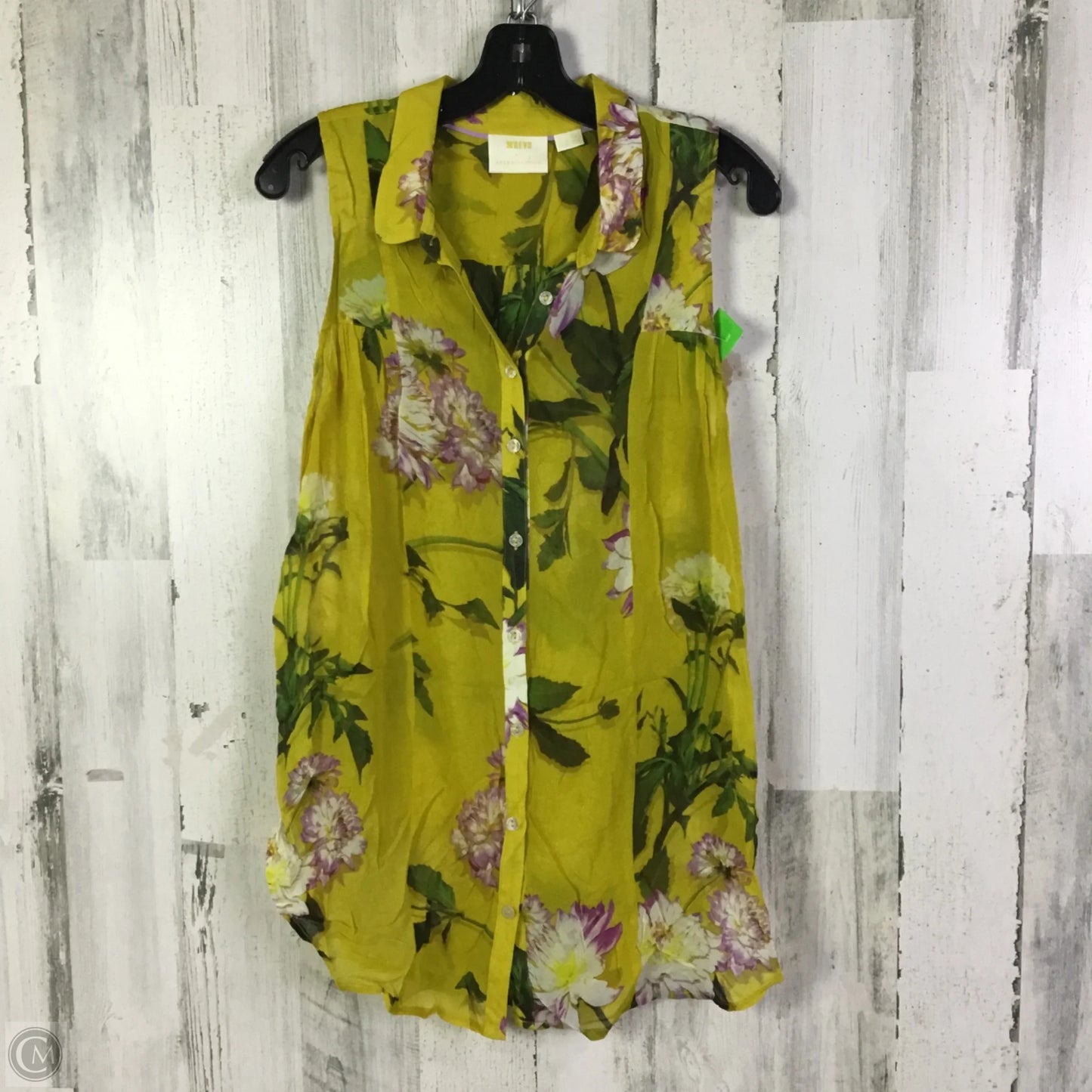 Tunic Sleeveless By Maeve In Yellow, Size: M