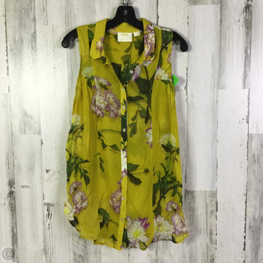 Tunic Sleeveless By Maeve In Yellow, Size: M