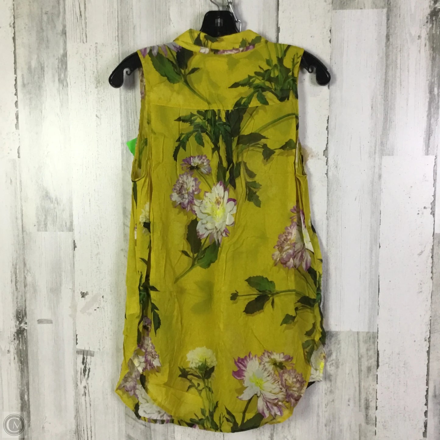 Tunic Sleeveless By Maeve In Yellow, Size: M
