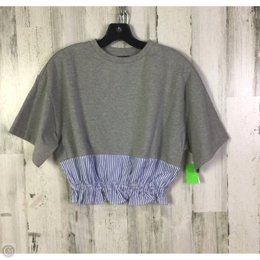 Top Short Sleeve By Maeve In Grey, Size: Xs