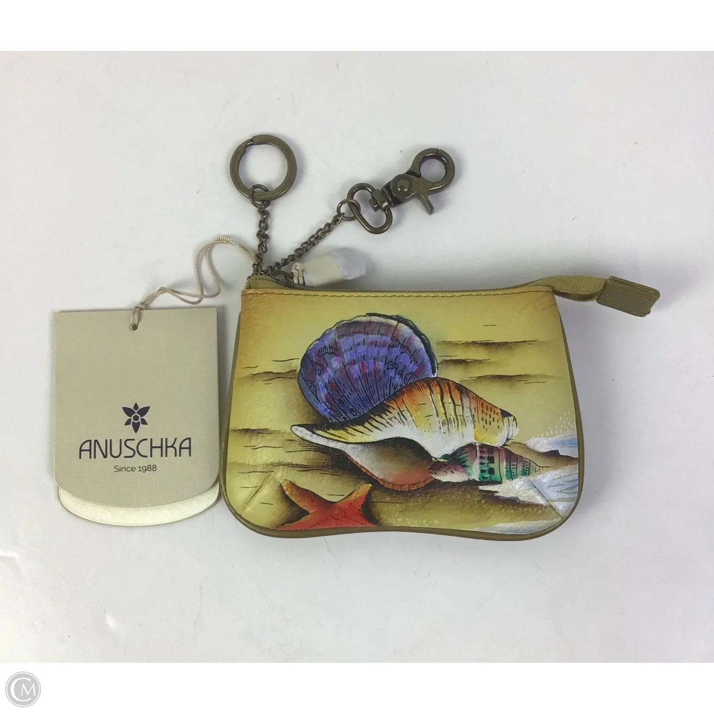 Coin Purse Leather By Anuschka, Size: Medium