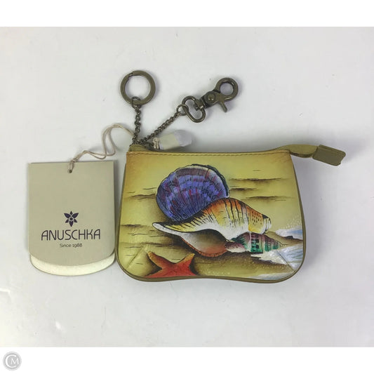 Coin Purse Leather By Anuschka, Size: Medium