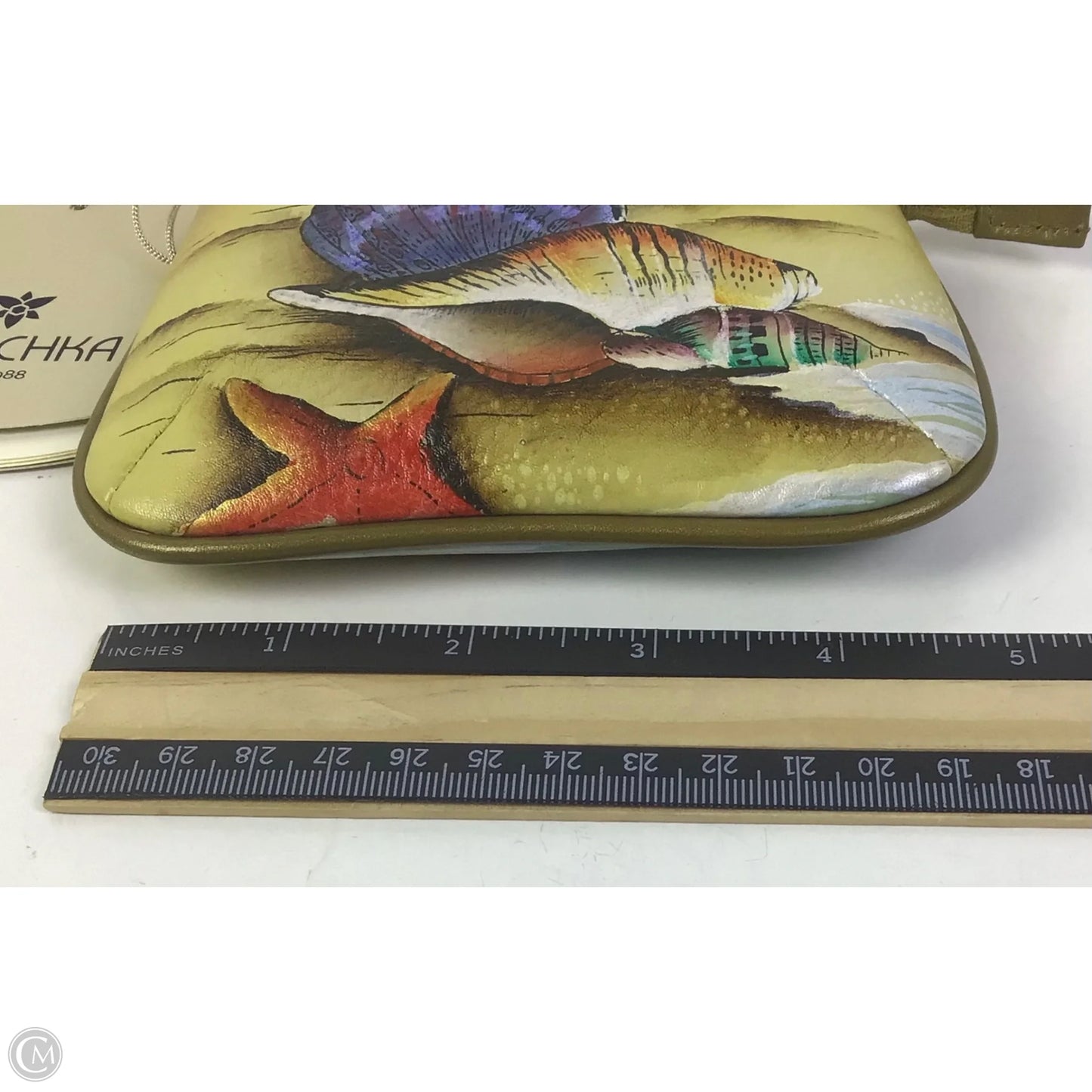 Coin Purse Leather By Anuschka, Size: Medium