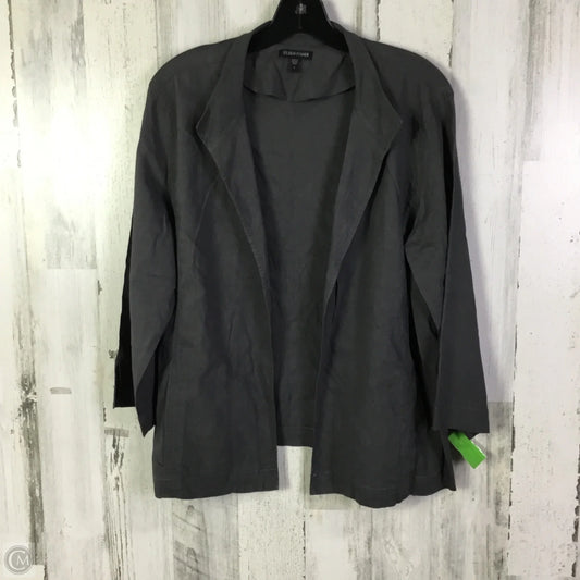 Cardigan By Eileen Fisher In Grey, Size: L