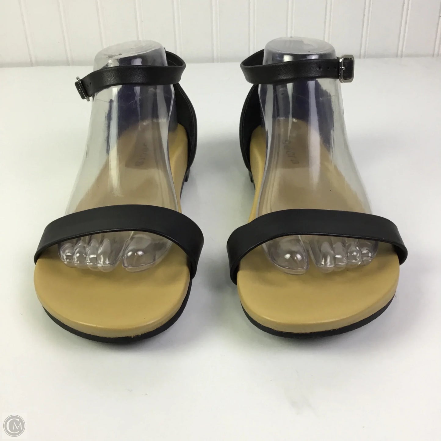 Sandals Flats By Cmb In Black, Size: 9.5