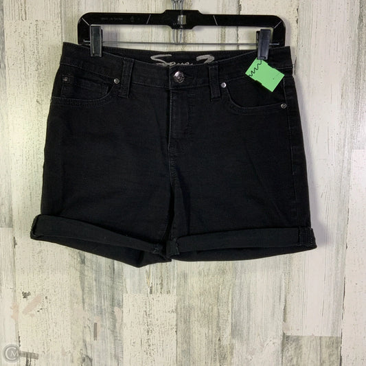 Shorts By Seven 7 In Black Denim, Size: 4