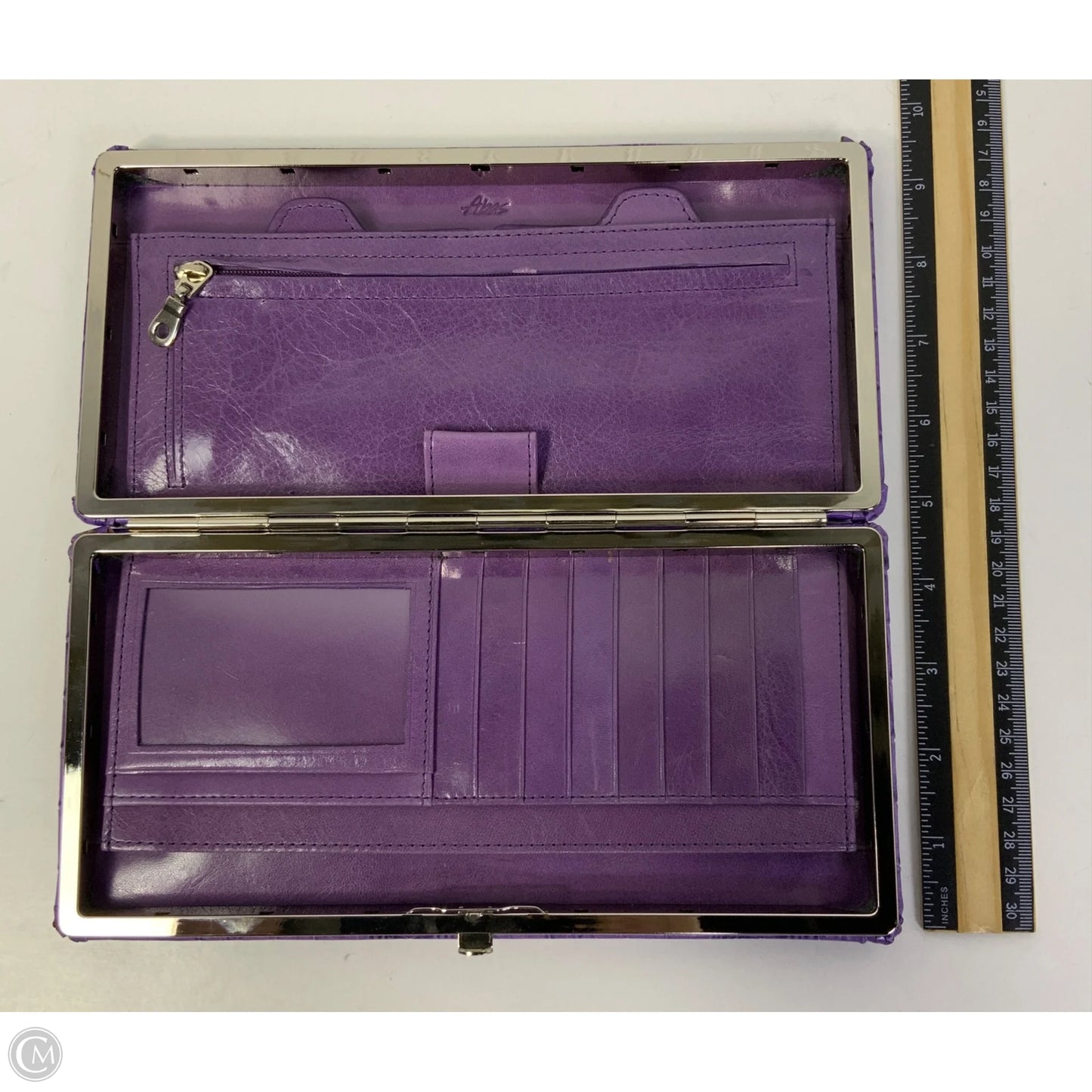 Wallet Leather By Cma, Size: Large