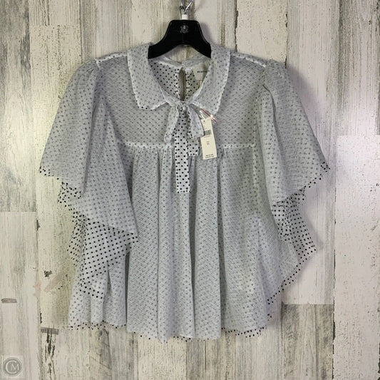 Top Short Sleeve By Maeve In Black & White, Size: Xl
