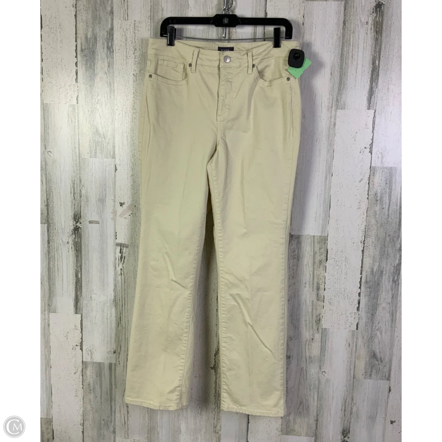 Jeans Straight By Not Your Daughters Jeans In Cream, Size: 12