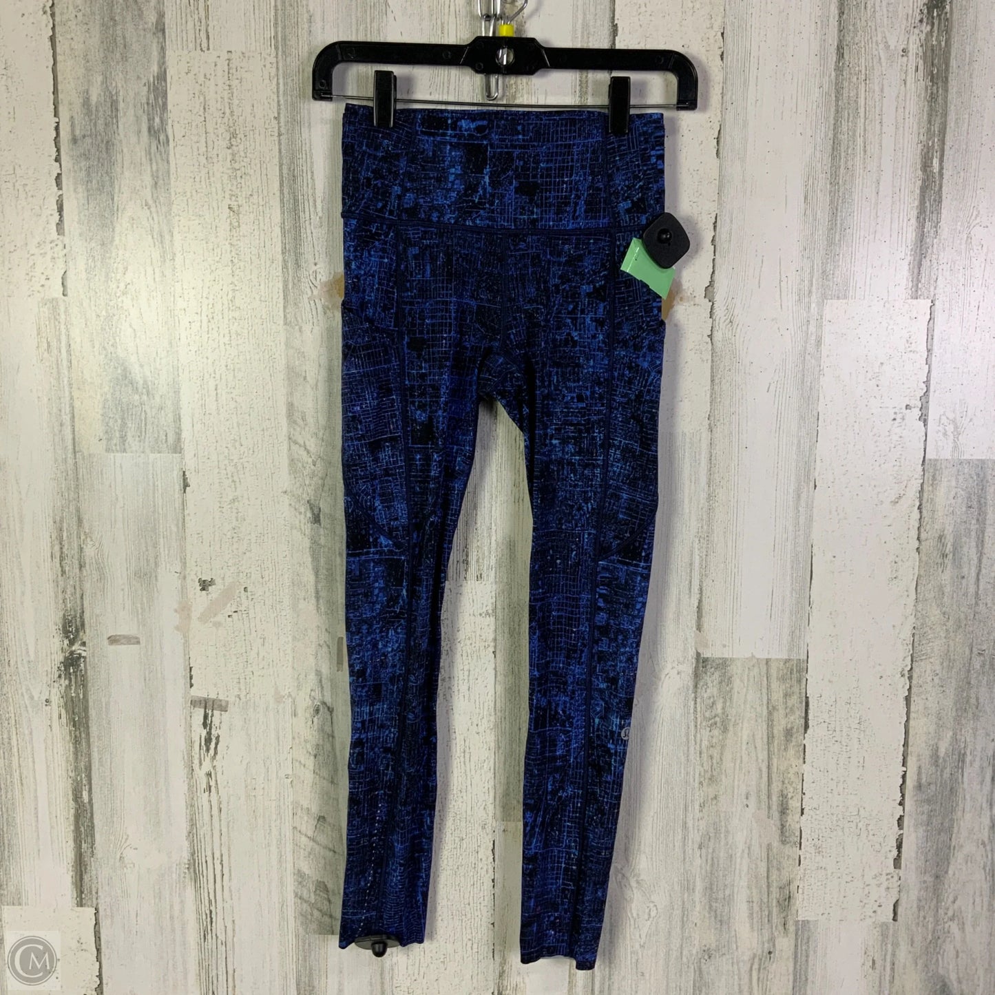 Athletic Leggings By Lululemon In Blue, Size: 4