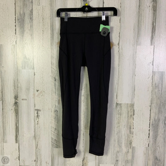 Athletic Leggings By Lululemon In Black, Size: 4