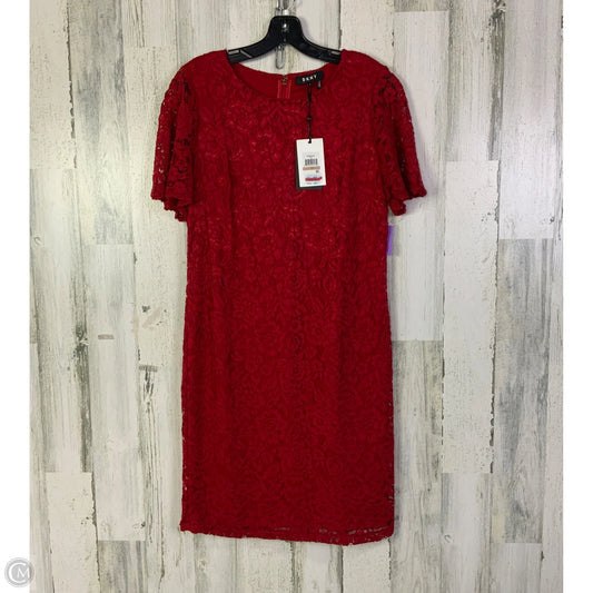 Dress Party Short By Dkny In Red, Size: L