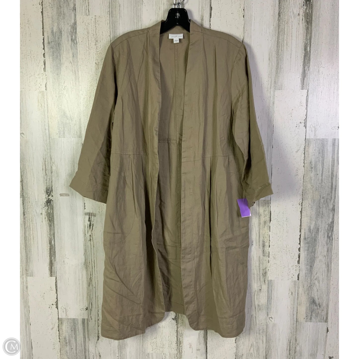 Cardigan By Pure Jill In Tan, Size: M