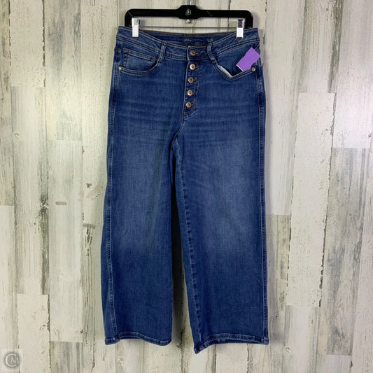 Jeans Cropped By J. Jill In Blue Denim, Size: 8