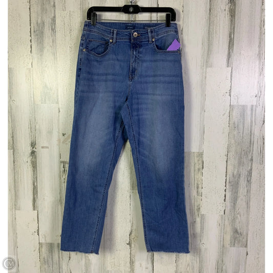 Jeans Cropped By J. Jill In Blue Denim, Size: 8l